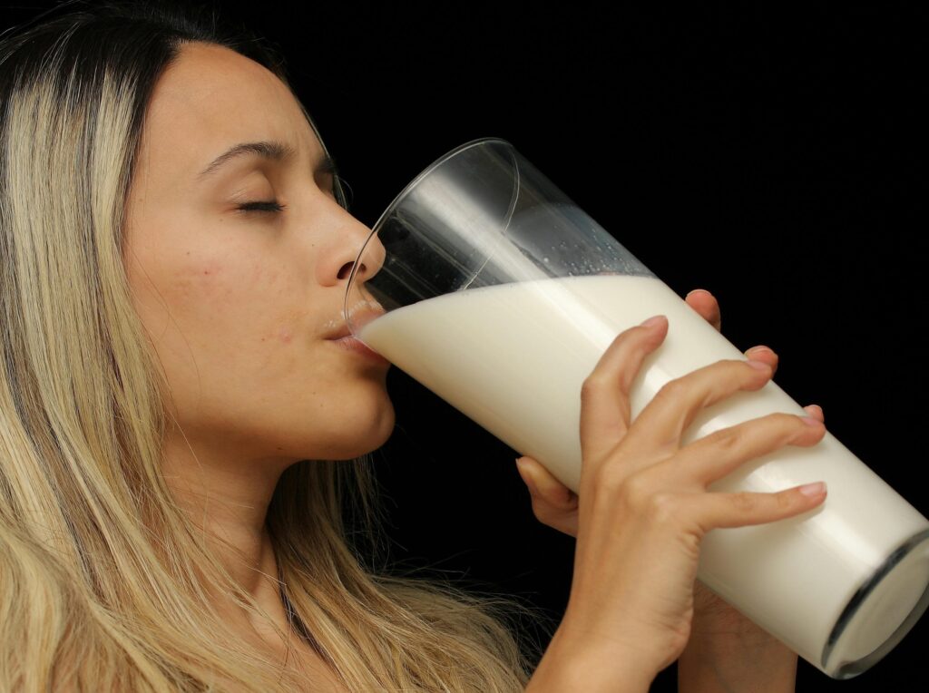 Photo by Engin Akyurt: https://www.pexels.com/photo/photo-of-woman-drinking-milk-1460995/