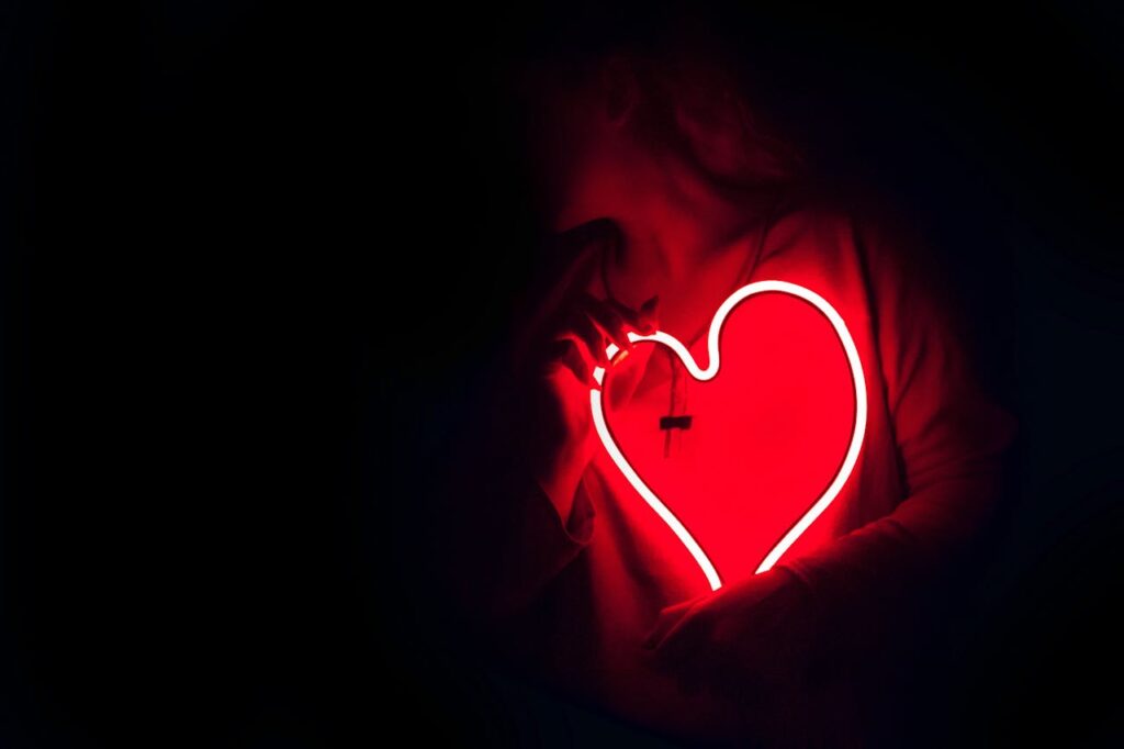 Photo by Designecologist: https://www.pexels.com/photo/heart-shaped-red-neon-signage-887349/