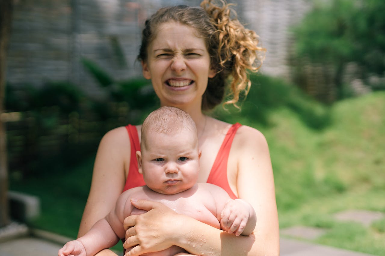 Photo by Yan Krukau: https://www.pexels.com/photo/photo-of-woman-carrying-baby-4668950/